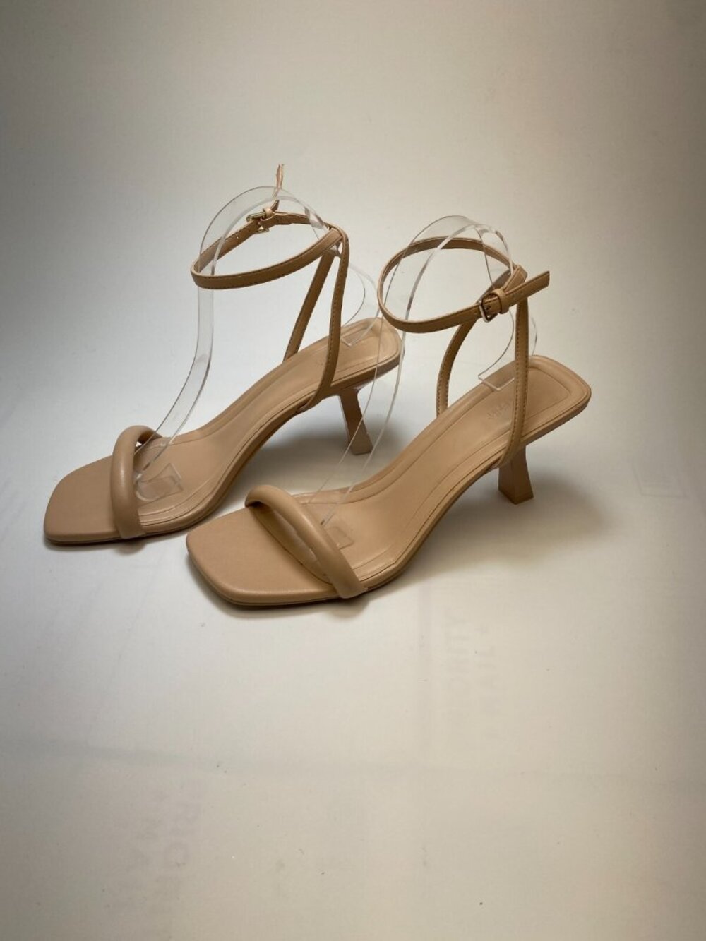 Open Edit Womens Taytum Ankle Strap Square Toe Sandal Sz 10